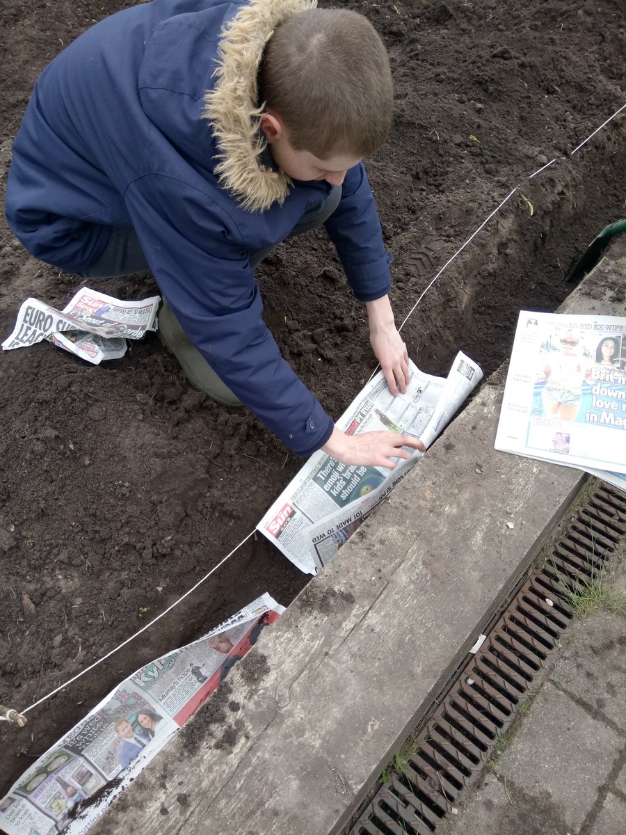 GrangeCollegeC1's tweet photo. We've been planting potato's as part of our @ASDANeducation life skills challenge. Many thanks for the donation and the letter senior #learningfromapro #sharingknowledge #writinginstructions https://t.co/6enjXJiHqm