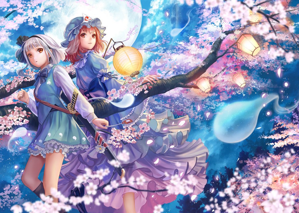 西行寺幽々子 魂魄妖夢 #東方project #東方好きと繋がりたい #東方好き