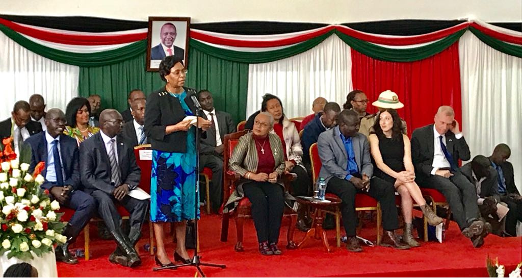 ProfKobia's tweet photo. The Shining Hope For Communities @hope2shine,  in an effort to spread the reach for their much needed services, has been undertaking in expansion of their infrastructure. In 2017, they  completed the construction of Kibera School for Girls. #FirstLadyAtSHOFCO #KiberaGirlsRising https://t.co/R4yjywmrbL