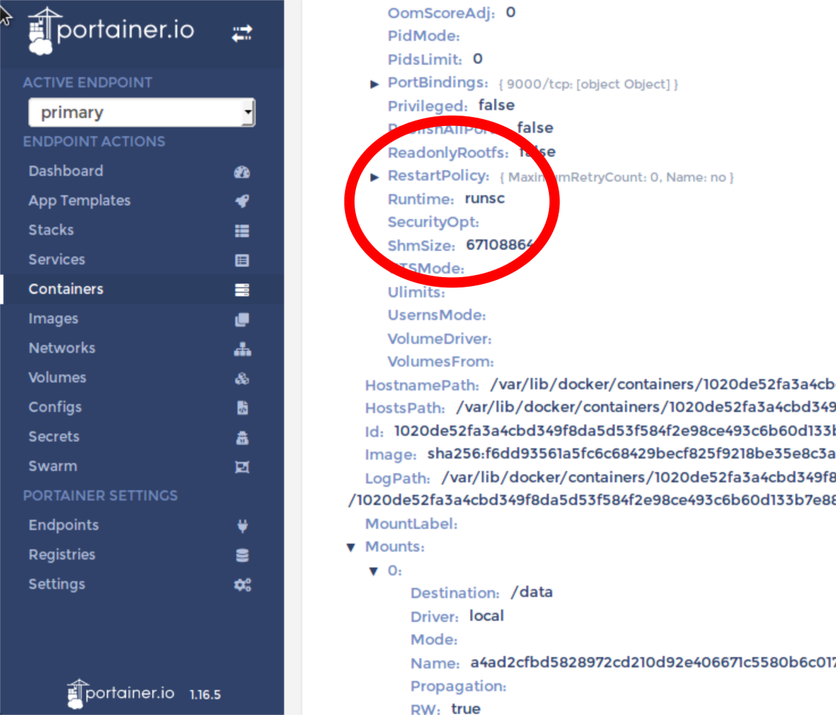 chanwit's tweet photo. Managed to run @portainerio on #gVisor.
There's still a glitch that prevents it to run properly, but sometime it works !!

#docker #runsc #sandbox https://t.co/ZZHnO62dKb