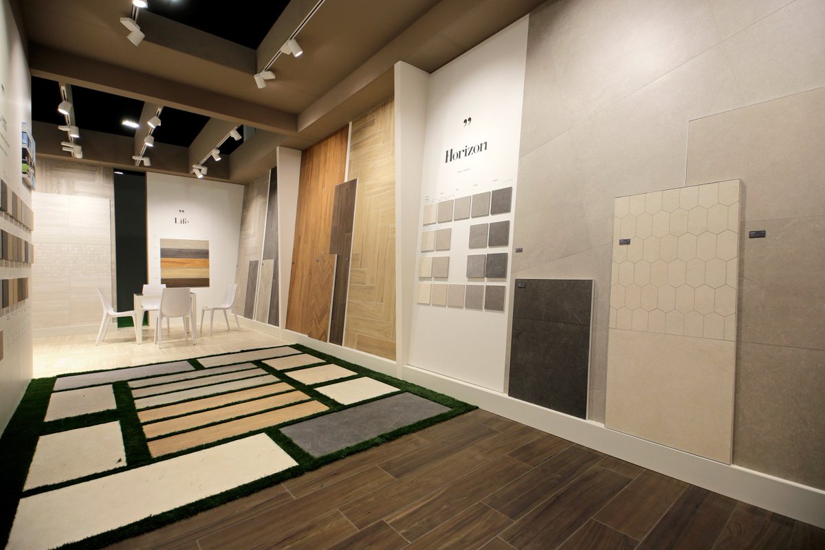 panariagroup's tweet photo. #Qualità ed #eccellenza negli stand di @CeramicaPanaria, @lea_cer e #Blustyle, tra i nostri #brand presenti a #Coverings2018. @Coverings. https://t.co/vFDDR2xa1U