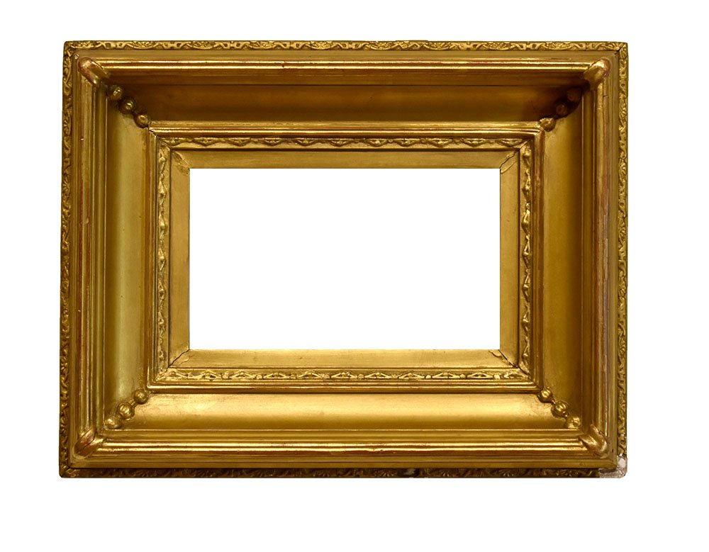Brilliant #gilted #antiqueframe from #SusquehannaAntiques adds elegance and style to any art!  American Scoop Gilded Frame, circa 1870 #19thCentury #antiquepictureframe susquehannaframes.com/items/1301187/…