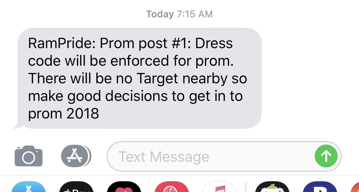 delaneeeyyy's tweet photo. Love me some RamPride texts. I’m happy I got this otherwise I would have shown up in a an old dance costume🤷🏽‍♀️ https://t.co/1WIDUB3rnH