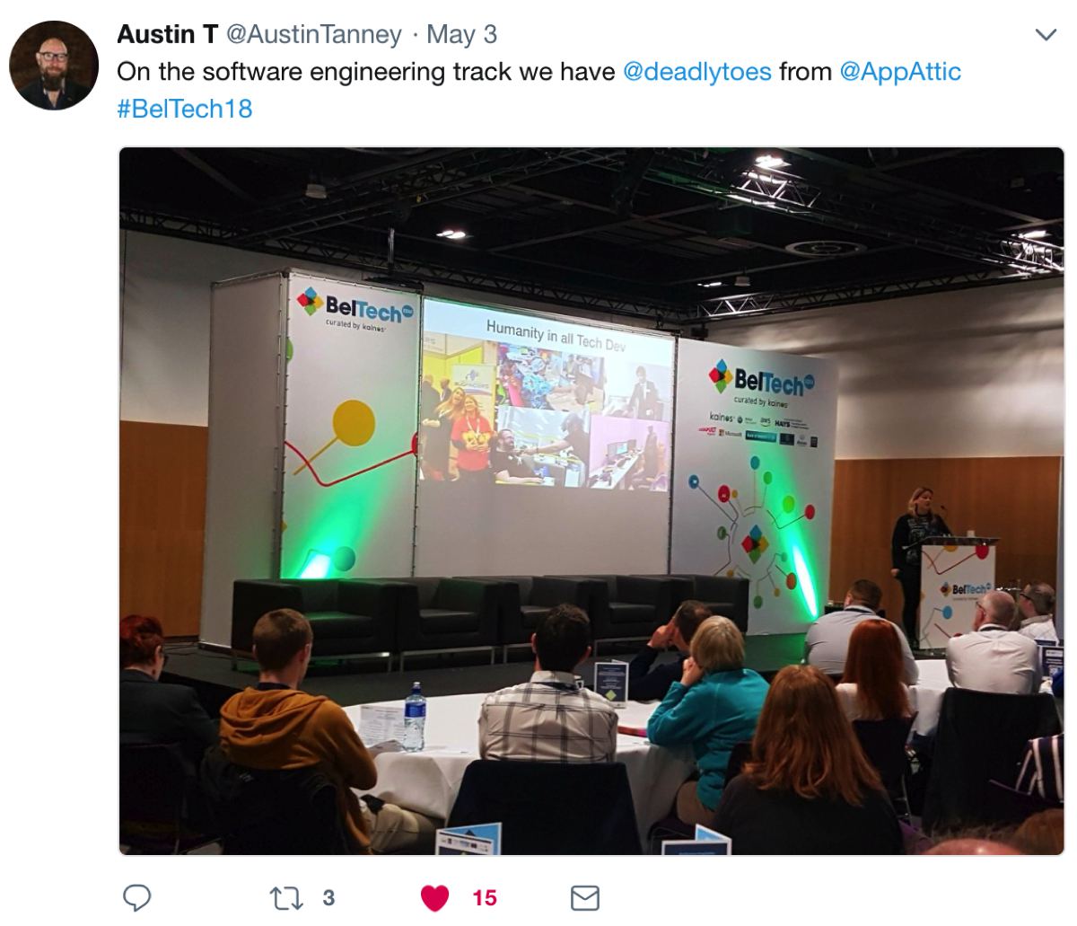 Health, Tech and mobile VR… Demo! Demo! Tweet! Tweet! 
appattic.co.uk/health-tech-an… ✨

// An April roundup ft> <a href="/WTMBelfast/">Women Techmakers Belfast</a> @Beltech2018 <a href="/PCampBelfast/">ProductCamp Belfast</a> <a href="/MATRIX_NI/">MATRIX NI</a> <a href="/MirrorTech/">Mirror</a> <a href="/Nesta_UK/">Nesta</a> <a href="/FTNSHOWS/">FutureTechNow</a> <a href="/NIOgov/">Northern Ireland Office</a> <a href="/SyncNI/">Sync NI</a> @SMARTNI_Online <a href="/deadlytoes/">Dr Rachel Gawley</a> <a href="/cmooki/">Carley Morrow</a> ...and many more!