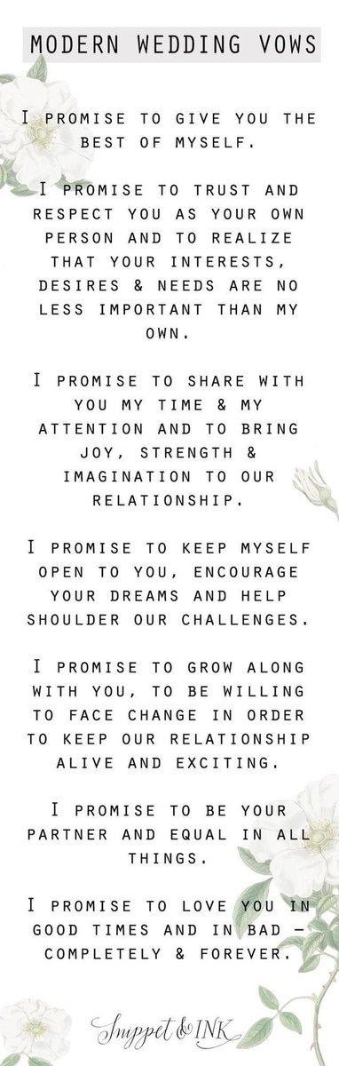 Some beautiful vows!! #Vows #WeddingVows <a href="/equallywed/">Equally Wed</a>