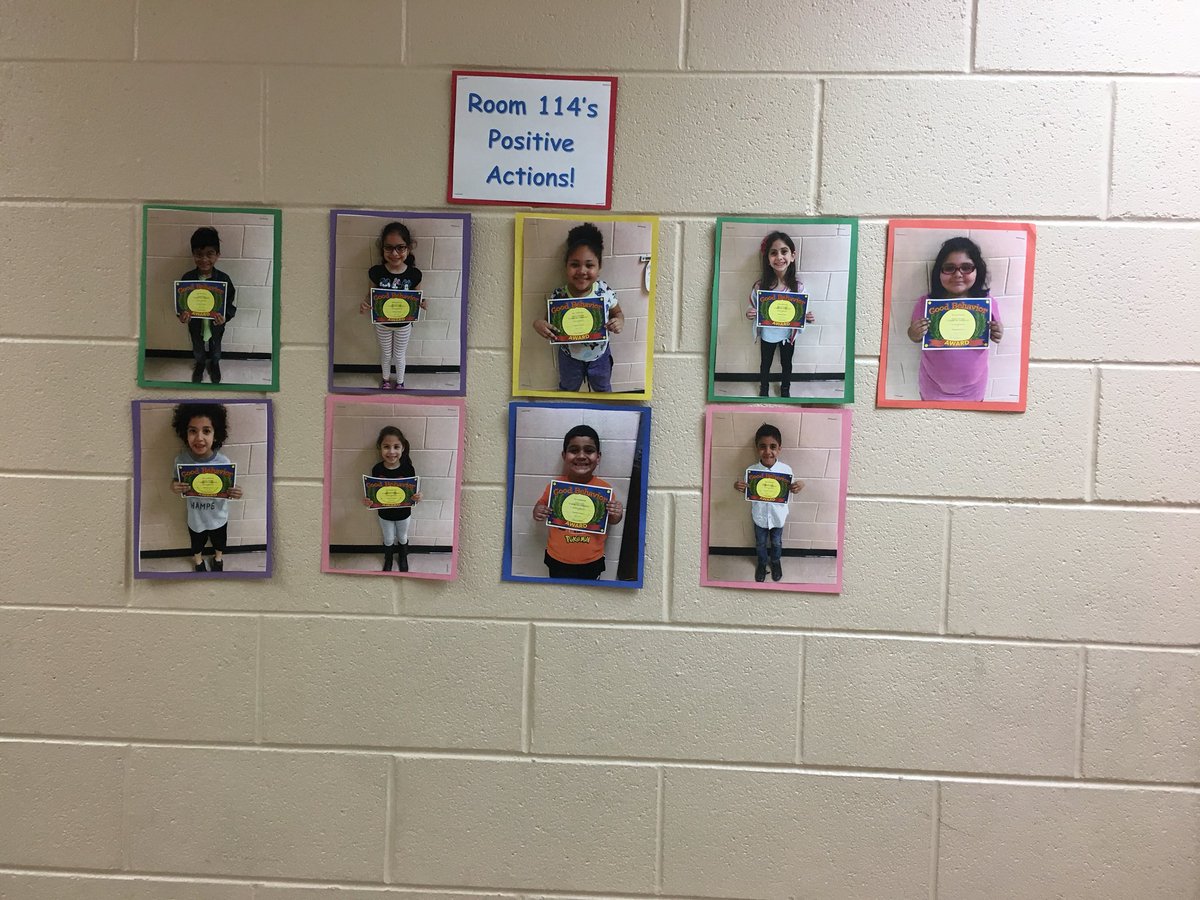 MissGrady123's tweet photo. Room 114 is working hard to end the school year in a positive way! How many more Positive Office Referrals will we receive?! #d134 #positivity #d123han https://t.co/ZUOZ3IjNJ2