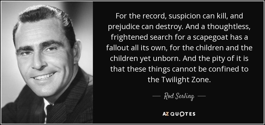 MarcouxSami's tweet photo. Especially poignant as my students study the history of the Holocaust and events in WWII. #nationaltwilightzoneday #5thdimension https://t.co/GflczbRUN7