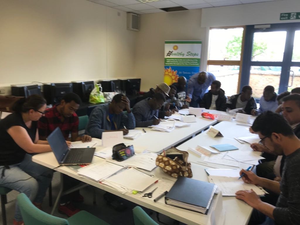 Healthy Steps Volunteers at Training sessions at yesterday and today.