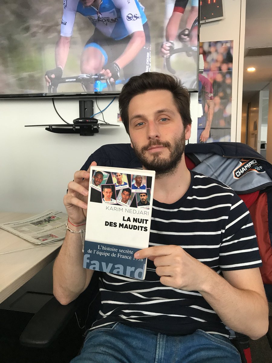 lequipedusoir's tweet photo. 🎉🚨🎁 Pour tenter de remporter le livre de @KarimNedjari « La nuit des maudits » RT &amp; FOLLOW @lequipedusoir ! 🎉🚨🎁                       #EDS https://t.co/LkGtPy7RjX