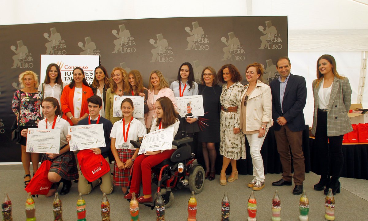 Enhorabuena a tod@s los ganadores provinciales de #Cádiz, #Huelva y #Sevilla de la 58.ª edición de #JóvenesTalentosCocaCola, el concurso literario con más historia y más historias 📝 que este año ha batido récord de participación. 👏👏