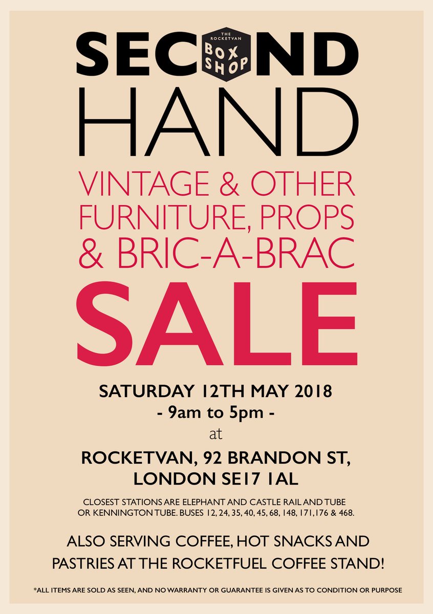 RVBoxShop's tweet image. We are hosting a Vintage furniture/prop and bric a brac sale tomorrow! It’s the last sale for some time and will be mighty fabulous!! 5 mins walk from Elephant and Castle! (Everything must go)!!! Come down!#vintagefurniture#props
#bricabrac @RVBoxShop