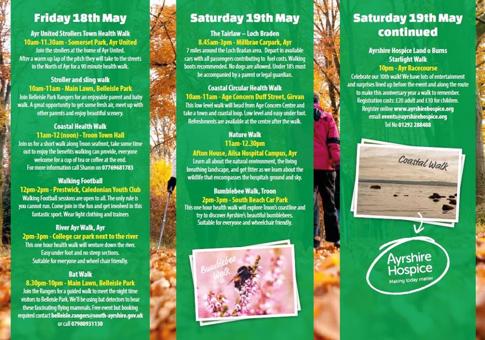 athubayr's tweet image. Next weekend is South Ayrshire's Like 2 Walk weekend. There really is something for everyone on the program, so get out and enjoy it! #southayrshire #ayrshire #walk #walking #walkingweekend