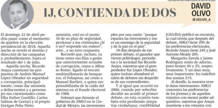 #BuenosDias , comparto mi #columnadehoy en <a href="/PublimetroMX/">Publimetro México 🌐</a> 
publimetro.com.mx/mx/opinion/201… #ColumnaDeHoy #Columnas #Viernes #columnas #lectura