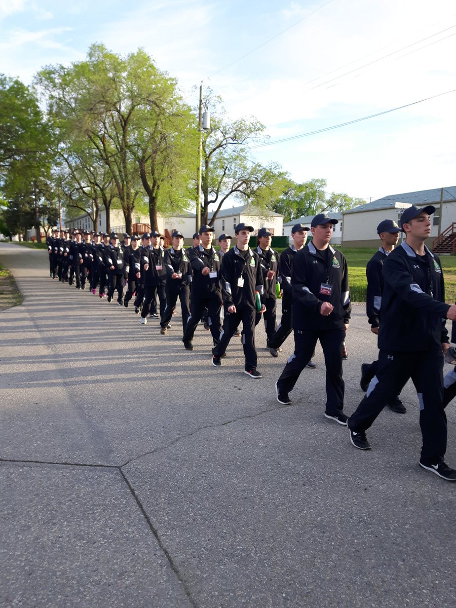 Students are spending a memorable week exploring the career of a police officer at the RCMP Youth  Academy in Vernon. @SD22Vernon