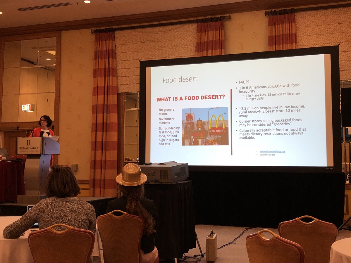 carrierd's tweet photo. Next session: Fighting Food Insecurity, One Can at a Time by @nutrigirl - excited to hear about what she’s doing and bring back to our campus through #BGSUEndingHunger. #OAND2018 https://t.co/WqCV8tfqa0