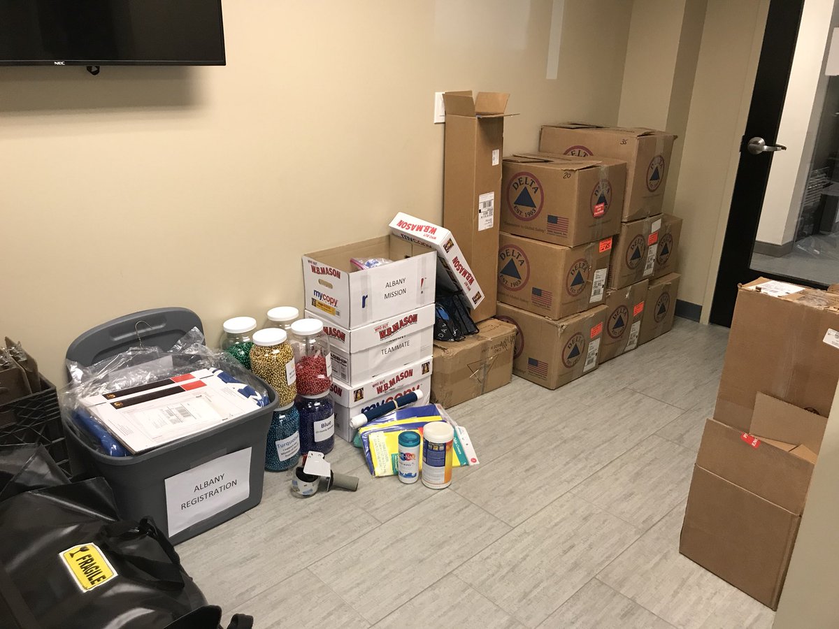 CFF_NENY's tweet photo. #GreatStrides packing is underway! Join us for the 30th anniversary of Great Strides next weekend and the first weekend in June! https://t.co/c6wKTMdmgK https://t.co/YilbQVmDjI