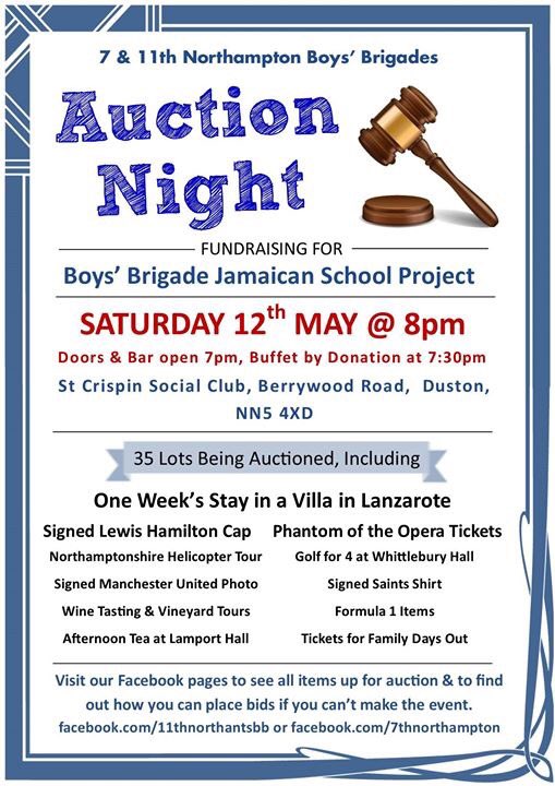 Charity Auction tomorrow night - please RT 🙏🏻 <a href="/NrthmptonEvents/">NN Events</a> <a href="/BBCNorthampton/">BBC Northamptonshire</a> <a href="/NorthantsLife/">Northants Life</a> @NorthamptonBC <a href="/ChronandEcho/">Northampton Chron</a> <a href="/NorthamptonUK/">Northampton - Northants Live</a> @mycountycouncil <a href="/Northampton_NN/">Northampton</a> <a href="/northamptonlove/">Northampton Love</a> <a href="/NNwhatson/">Northants What's On</a> <a href="/NorthantsEvent/">Northants Events</a> <a href="/StCrispinNhants/">St Crispin Community</a> <a href="/Duston_PC/">Duston_PC</a> @duston