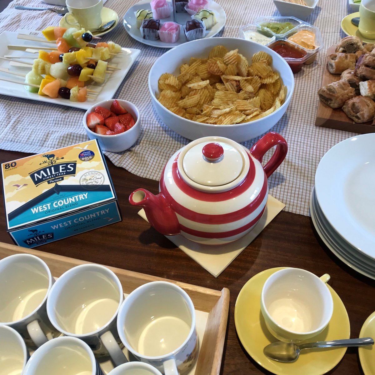st_marg's tweet photo. It looks like @wykefarms have been busy this #somersetday. Thank you for supporting @st_marg with your tea party. If you're having a tea party, please share your pictures with us #GSTP2018 https://t.co/9wtgcstd3G