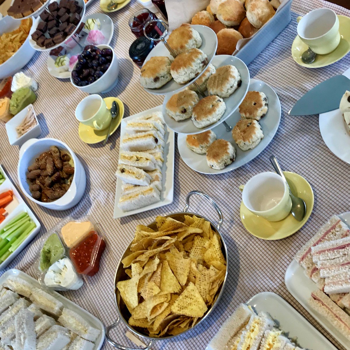 st_marg's tweet photo. It looks like @wykefarms have been busy this #somersetday. Thank you for supporting @st_marg with your tea party. If you're having a tea party, please share your pictures with us #GSTP2018 https://t.co/9wtgcstd3G