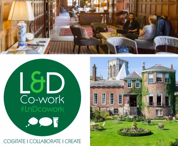LnD_Jan's tweet photo. Et voila! The first #lndcowork #York. Meeting at @grayscourtyork - Thurs 7 June. Open to all in #coaching, #HR, #LnD, #OD. Great opportunity to meet, work & share. Perfect for #ConnectingHRYork social in the evening & #CIPDNAP. 10-4pm. DM or comment if you'd like to come along... https://t.co/erpPphXMNr
