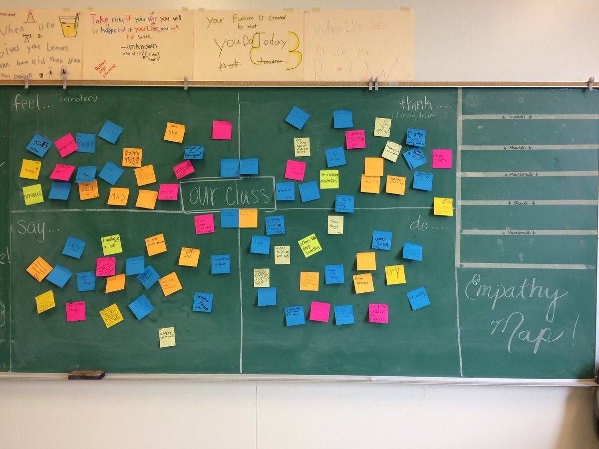 Beautiful and thoughtful example of how to promote #Mentalhealth within the classroom from @ashlee_schmaltz at SMS!  #empathy #MentalHealthWeek #MentalHealthAwarenessWeek #GETLOUD  <a href="/Jennysummerland/">Jenny Mitchell</a> <a href="/JaniceMoase/">Janice Moase</a> <a href="/CMHABC/">CMHA BC</a> @Suethomson67