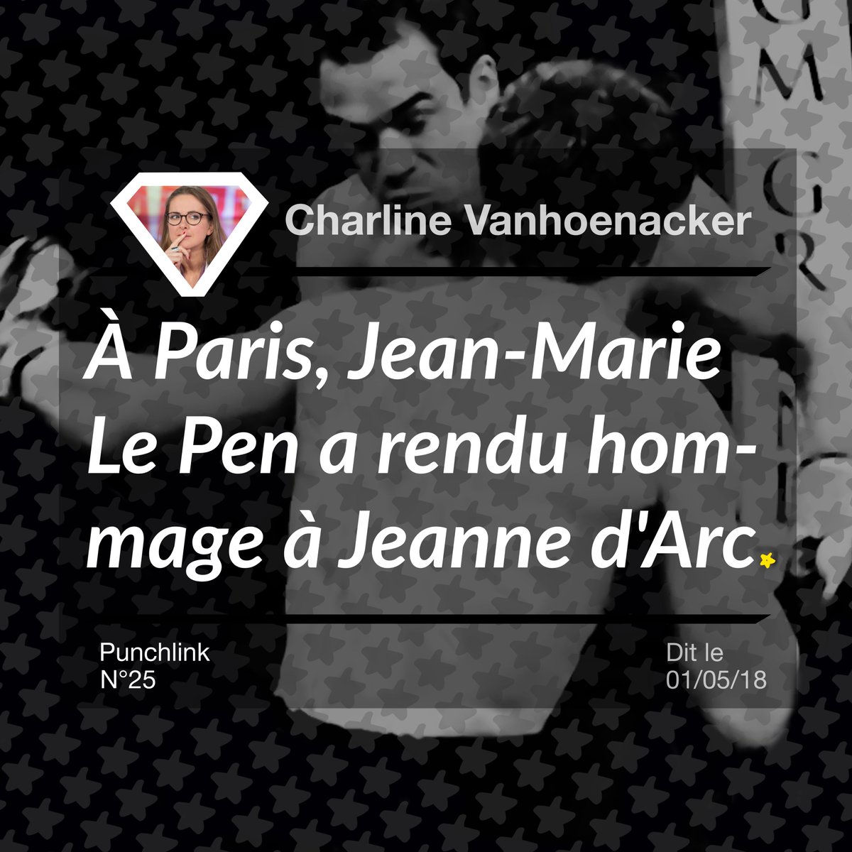 Punchlinr_Fr's tweet photo. La #punchlink de la #journaliste @Charlineaparis et de @alexvizorek dans l’émission #ParJupiter sur @franceinter. #Paris #LePen #Hommage #Plaah. https://t.co/Dkc9b4M9Gl