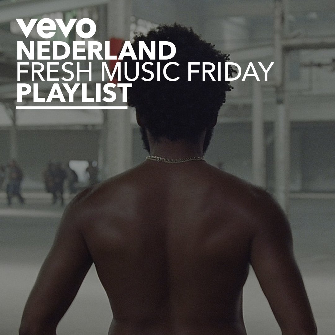 #Playlist // #FreshMusicFriday // De meest spraakmakende video van deze week is natuurlijk #ThisIsAmerica van #ChildishGambino (<a href="/donaldglover/">donald</a>), maar dat is niet alles wat er is verschenen... 🙌▶︎ vevo.ly/CLxnFs