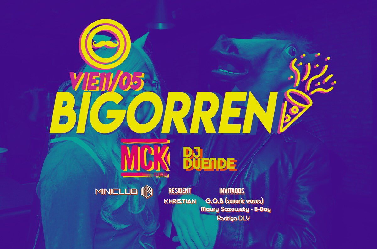 mckcumbia's tweet photo. LLEGO EL VIERNES 🎉
LLEGO LA FIESTA 🎉 
LLEGO LA CUMBIA 🎉 

HOY EXPLOTA BIGOTE 

💥💥💥💥💥💥💥💥

#MCKCumbia2018 https://t.co/KMSjdRTyv7