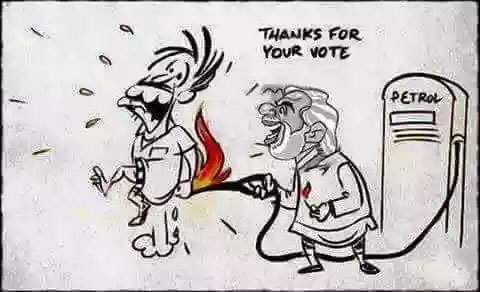 BLRSouthAIPC's tweet photo. What you can expect after your vote is cast. The Modi surgical strike.  #FillBeforeYouVote https://t.co/IKEPwaxn7l