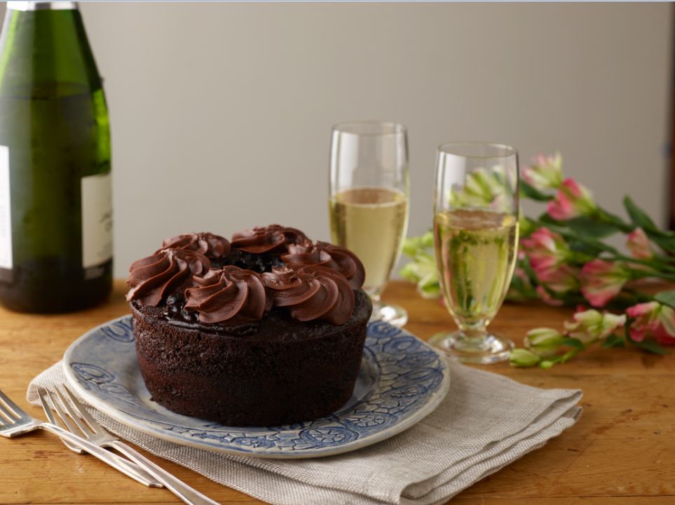 AntoninasGF's tweet photo. It's Friday and eat what you want day. Coincidence? We think not! In the spirit it of #EatWhatYouWantDay we suggest a slice of our delicious gluten free chocolate cake with a nice glass of champagne. #FridayFeeling here we come! #GlutenFree https://t.co/ttxmJjsnkz