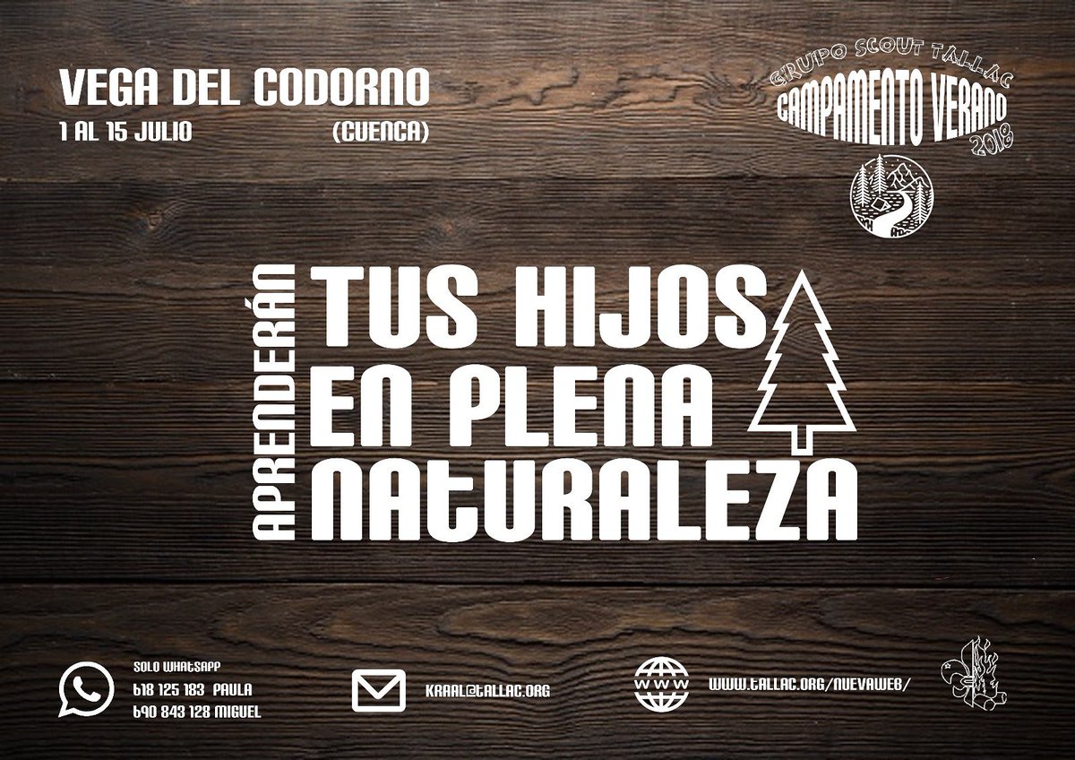 ScoutTallac's tweet photo. Ya tenemos aquí el campa chicoooos!!!

¿Con ganas? https://t.co/RAhcoYQMpZ