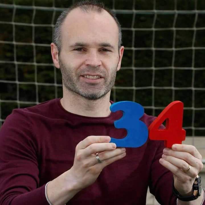 Happy birthday Don Andres Iniesta. Thank you for all the beautiful memories 