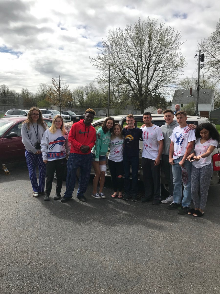 .<a href="/CleveHillHS/">CleveHill High School</a> Thank you <a href="/WilliamMattar/">William Mattar</a> , Cleveland Hill Fire Dept, <a href="/CPDNYInfo/">Cheektowaga Police</a>, and our student actors for your thought-provoking distracted driver presentation. #distracteddriving
