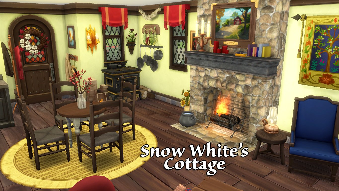 Roxxy Sims On Twitter This Snow White S Cottage