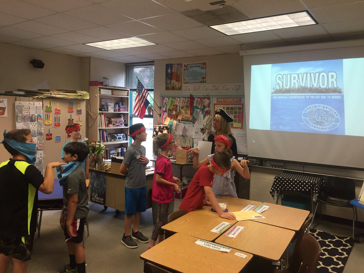 HumbleISD_WCE's tweet photo. 4th grade Survivor Day is underway! #relevantreview #notvotinganyoneoffisland https://t.co/BCds9N2Ef9