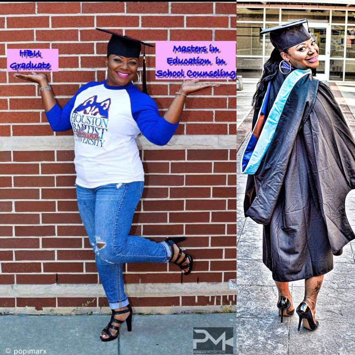 Hello Schindewolf family please take a moment to congratulate our very own LaPorsche Lewis who graduated with a Masters in Education in School Counseling from Houston Baptist University.
#KAAP
#1Pack1Purpose 
#promise2purpose 
#Schindewolf 
#KleinISD