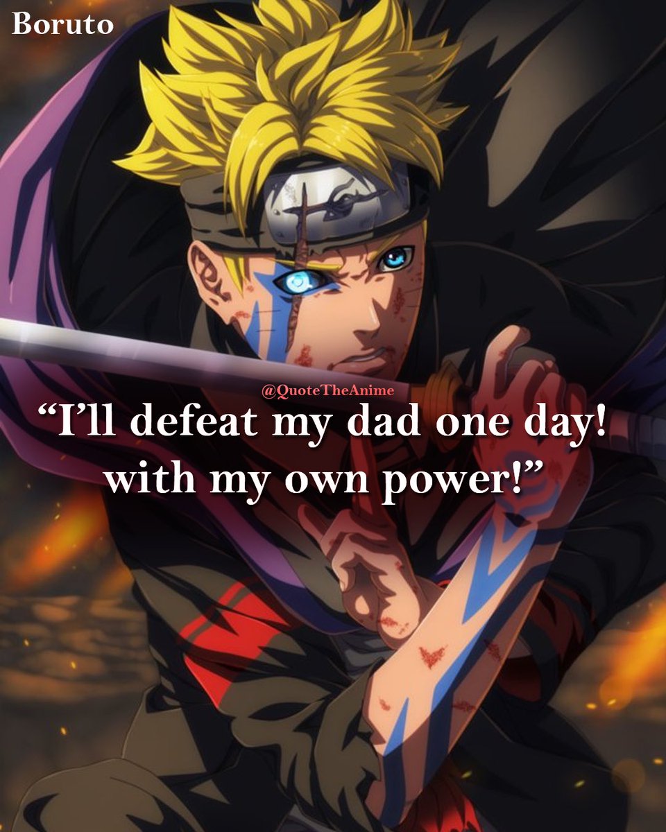 QuoteTheAnime's tweet photo. Who do you want to be better than?
Boruto art by: stingcunha.deviantart
#borutoindonesia #borutolovers #borutoloversindonesia #borutonaruto #borutoindo #borutothenextgeneration #borutochiha #BorutoUzimaki #borutonarutonextgenexrations #borutonarutonextgenration #borutostream https://t.co/nVDY0A993Q