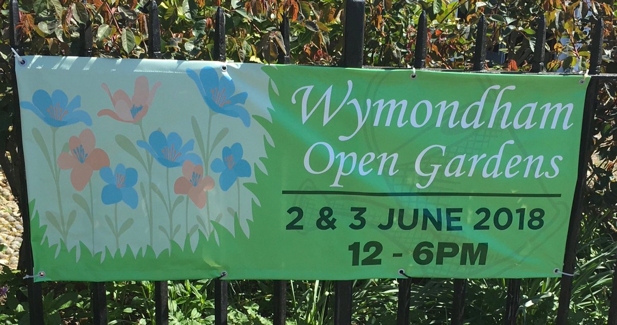 jfmwym's tweet photo. Wymondham Open Gardens event will be held on 2 &amp; 3 of June from 12 - 6pm. @EDP24   #wymondham https://t.co/UOPMQDI5pt
