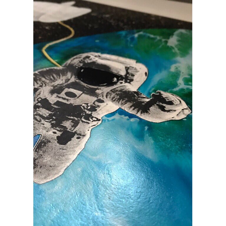 MotifPrints's tweet photo. ‘Astronauts’ #screenprints #limitededition for talented #painter and #mixedmedia #artist #LouiseRead. #space #printmaking #screenprinting #art #artoftheday #artistontwitter #giclee #fineart #ContemporaryArt #contemporary #printstudio https://t.co/rjDbkAfZvP