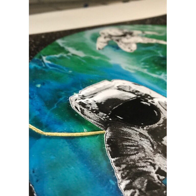 MotifPrints's tweet photo. ‘Astronauts’ #screenprints #limitededition for talented #painter and #mixedmedia #artist #LouiseRead. #space #printmaking #screenprinting #art #artoftheday #artistontwitter #giclee #fineart #ContemporaryArt #contemporary #printstudio https://t.co/rjDbkAfZvP