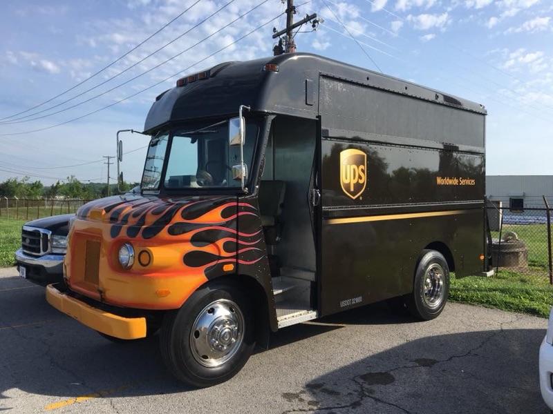 SouthWestUPS's tweet photo. Flame Car Alert. Hopkinsville will be participating in a Touch-A-Truck event tomorrow and the flame car will be on display. #hot #strongcommunitystrongups @TimCapps12 @charles01221963 @OhioValUPSers @GPickle10 https://t.co/bLUJC4KxEo