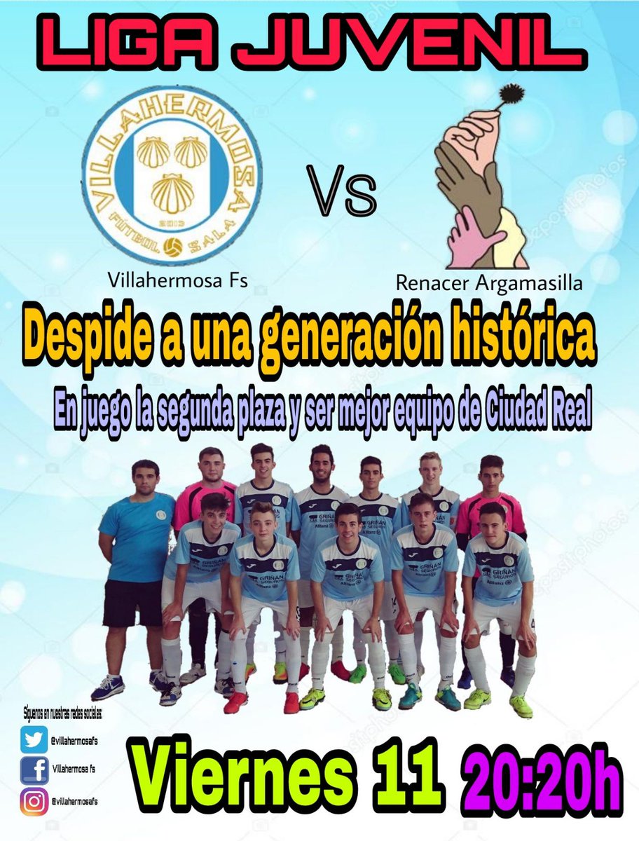 Tarde de despedidas.
Os esperamos en el último año partido del Juvenil 💙