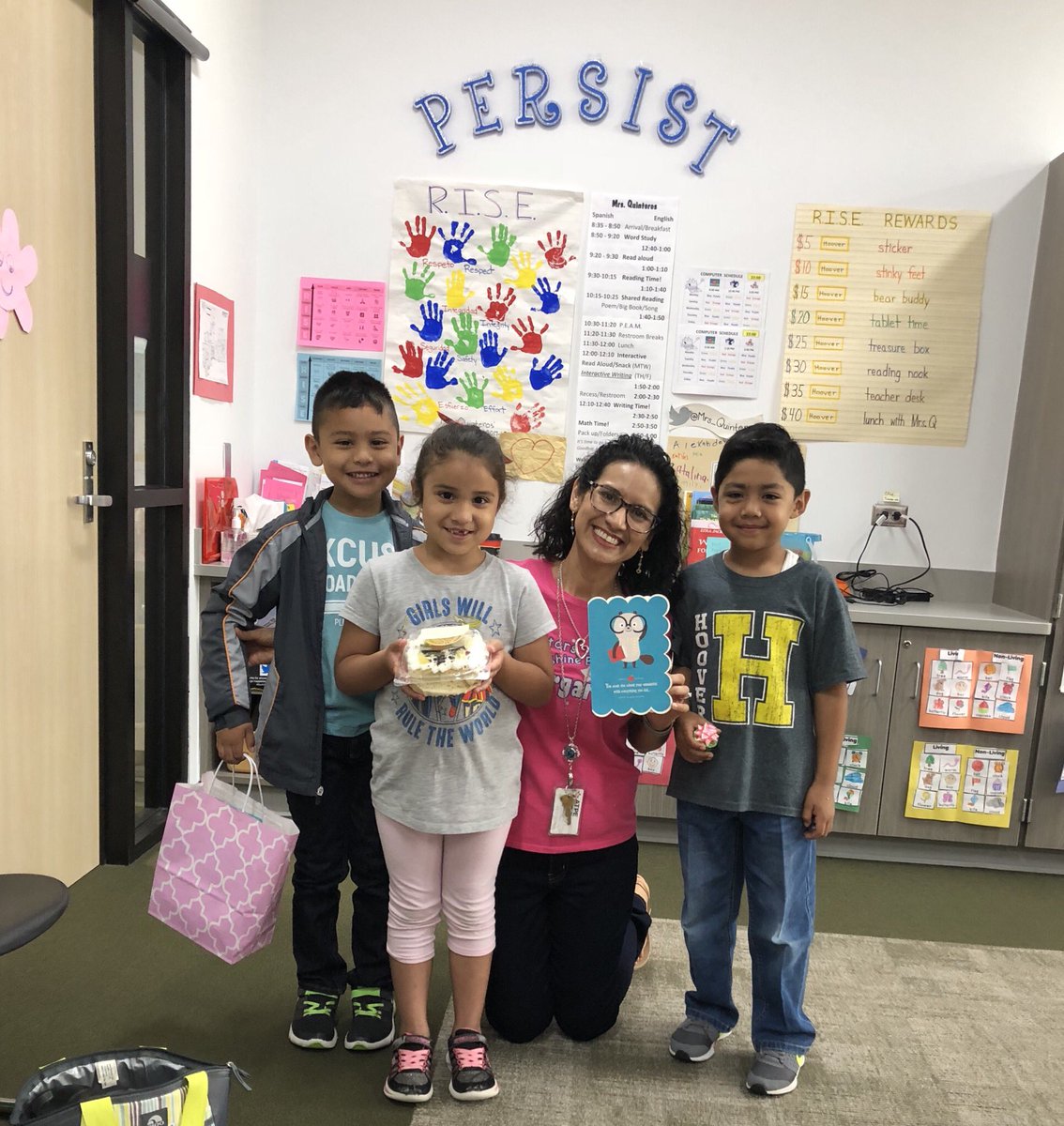 Mrs_Quinteros's tweet photo. My babies celebrating me for Mother’s Day  ¡Muchas gracias a todas las mamis @HooverCFISD ! https://t.co/PAWuZR9DJw
