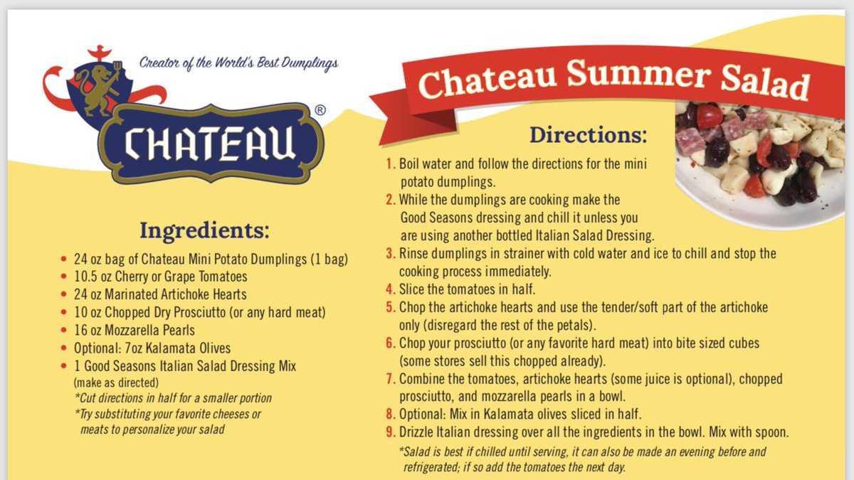 Chateau Bread Dumplings Substitute