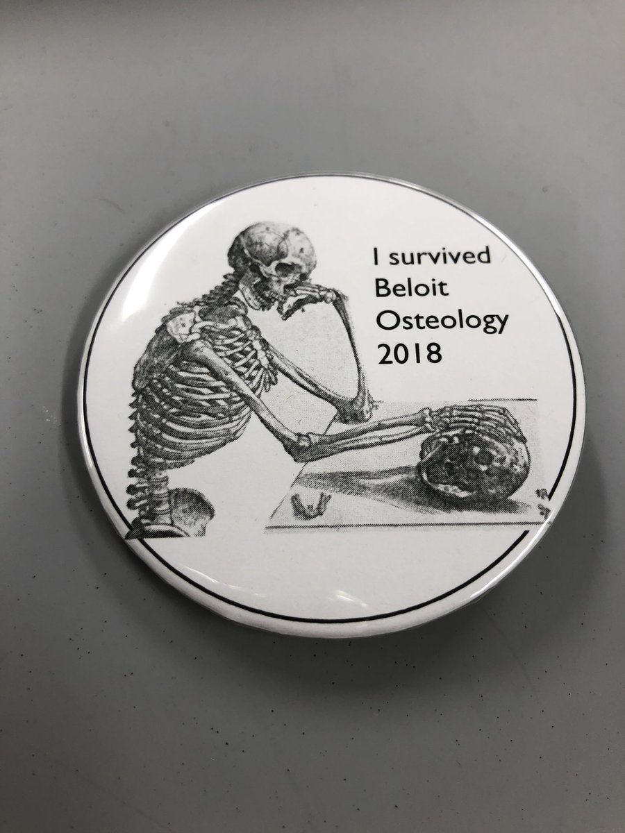 beloitbioarch's tweet photo. One of the few highlights at the end of the semester is handing these out to some hard working osteo students!
#doinganthropology #beloitcollege #bonesrule https://t.co/ZgszN2ZtYw