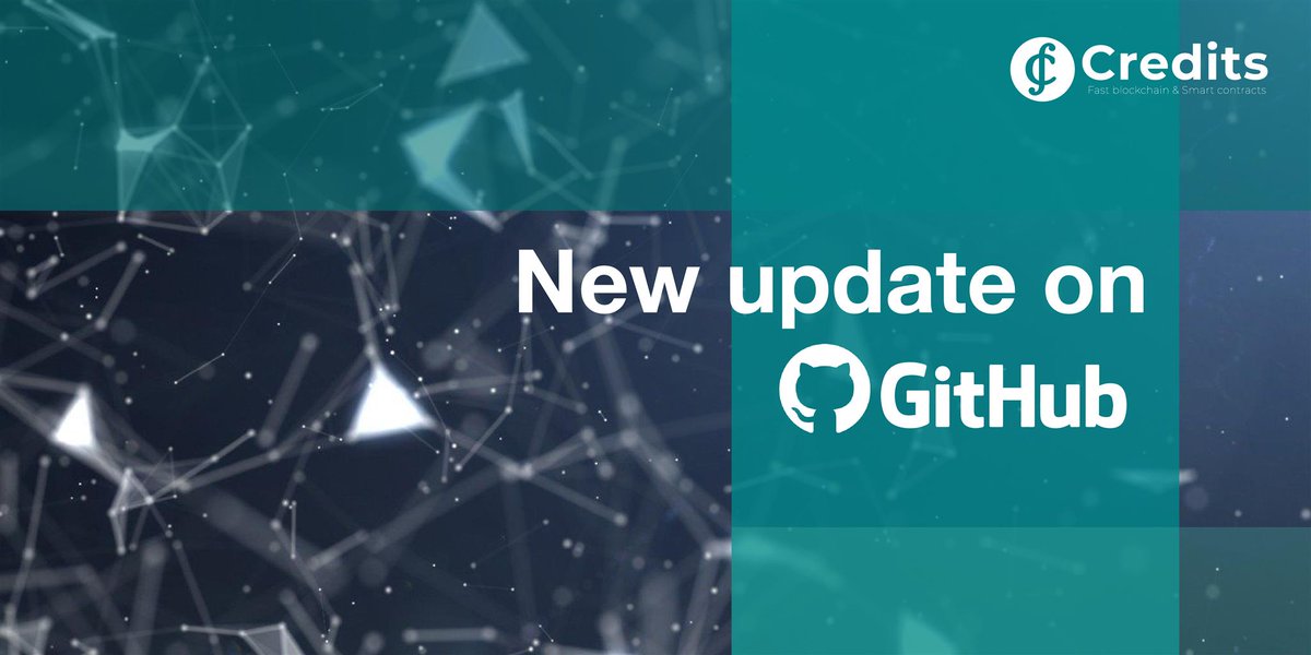 eabutyaev's tweet photo. Code update on GitHub

https://t.co/obYCQcW63t

#CREDITS #CREDITSplatform #CStoken #Update #Blockchain #FinTech https://t.co/jdlFIiZ6fL