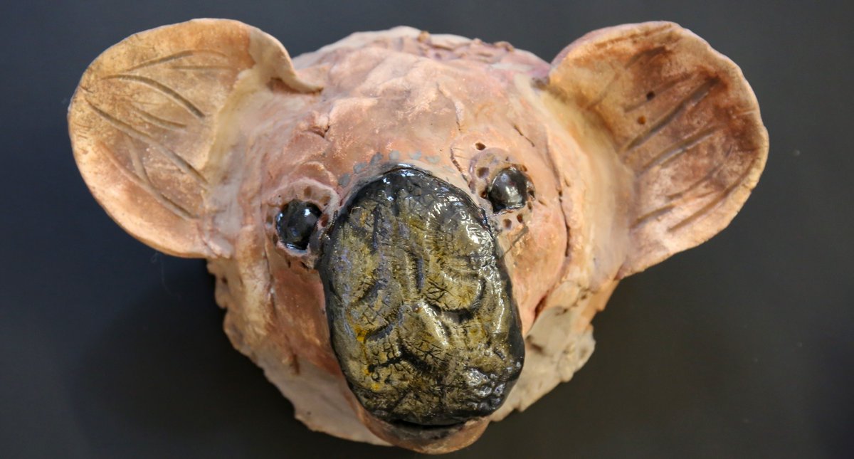 ParagonBath's tweet photo. Porcelain animal heads, inspired by @jamesortartist #ParagonArt https://t.co/68g3WZPvJt
