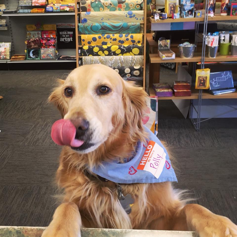 ArlenesArtist's tweet photo. It’s always great to #visit from Polly, Kris Woodward’s #puppy. Kris’ here teaching a fantastic #pastelworkshop. Check out a full list of classes and workshops on https://t.co/3YyVsdsZRw. #arlenesartistmaterials #atelieratarlenes https://t.co/rChQHDrFFT