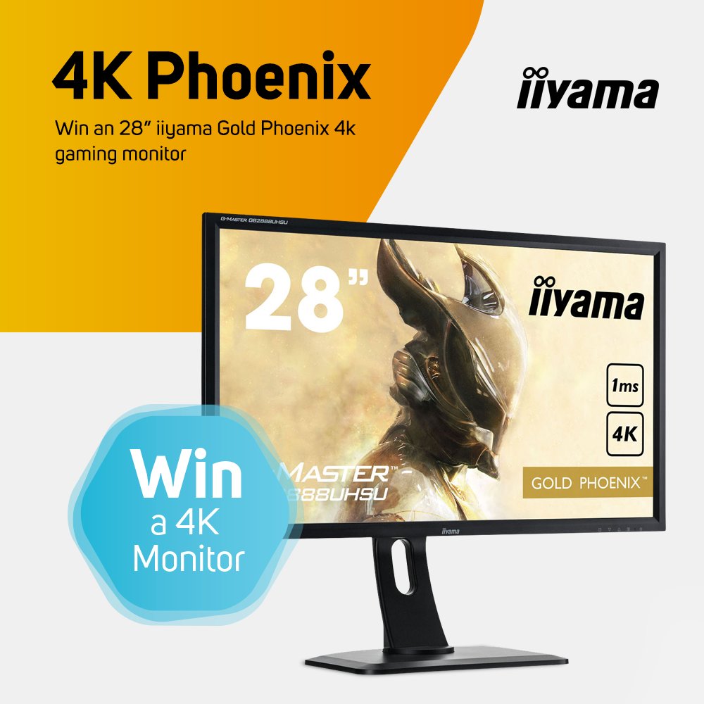 Win this <a href="/iiyamaCo/">iiyama</a> 28" 4K Freesync  gaming monitor in this weeks competition! Open Worldwide. Enter here - goo.gl/U5Jjzj #win #friyay #fridayfreebie #FridayFeelings #Scancomp #iiyama #freesync