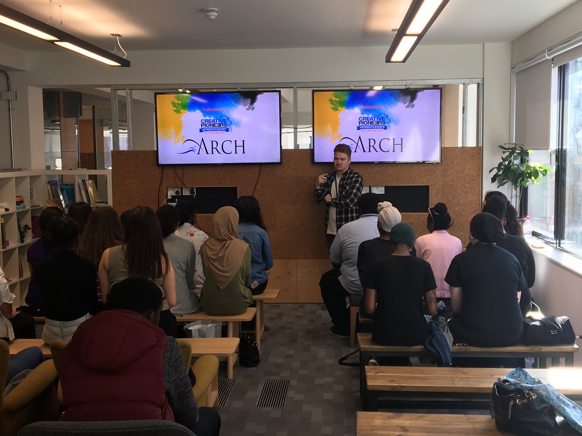MullenLoweLDN's tweet photo. Thanks to @MT_Futures for bringing in such a keen group of young people for us to talk to about the wonderful world of advertising! Hopefully taking something away from everyone they had the opportunity to talk to! https://t.co/EGWSJ3rHt8